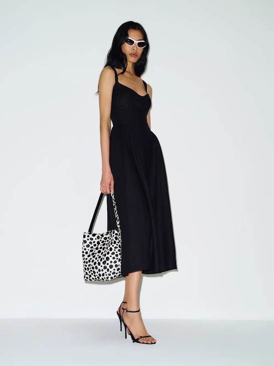 Reformation Dresses & Skirts - Reformation Birdie Linen Dress In Black, NEW WITHOUT TAGS, NEVER WORN, NO FLAWS.